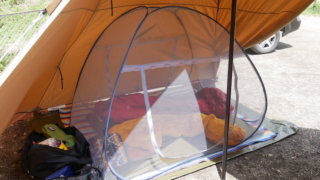 ワンタッチ蚊帳 キャンプ カンガルースタイル