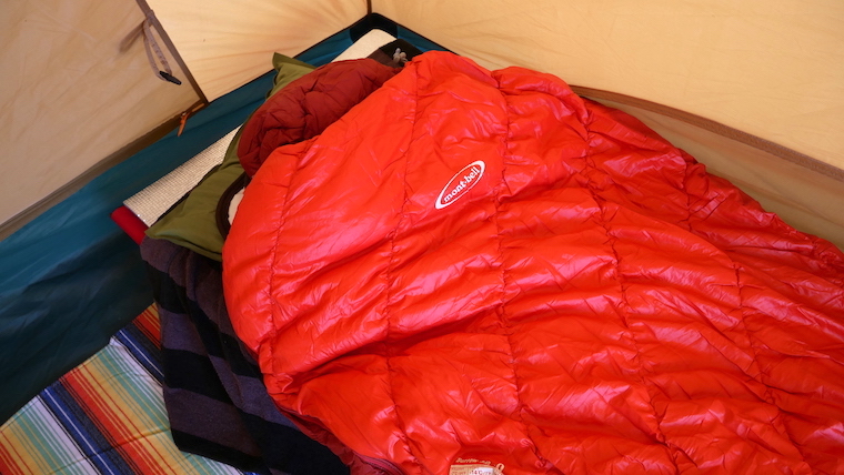 7℃まで安心して眠れる寝袋「バロウバッグ#0」を#2と比較しながら 