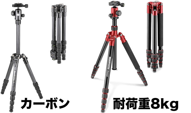 51%OFF!】 Manfrotto 三脚 Elementトラベル三脚 スモール レッド